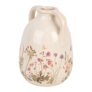 Clayre & Eef | Vaas Beige Roze ø 16x22 cm | 6CE1947L