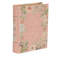 Clayre &amp; Eef | Doos in boekvorm Roze Groen 17x14x5 cm | 66018