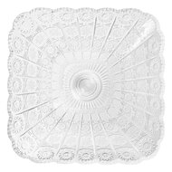 Clayre & Eef | Schaal op voet Transparant 29x29x18 cm | 6GL5015