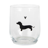 Clayre &amp; Eef | Waterglas Trasparant &oslash; 8x9 cm / 300 ml | PWSGL0004