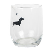 Clayre &amp; Eef | Waterglas Trasparant &oslash; 8x9 cm / 300 ml | PWSGL0004