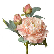 Clayre &amp; Eef | Kunstbloem Rozen Roze 12x12x62 cm | 6PL0332P