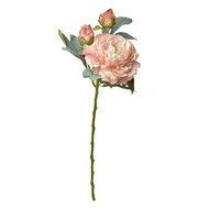 Clayre &amp; Eef | Kunstbloem Rozen Roze 12x12x62 cm | 6PL0332P