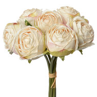 Clayre &amp; Eef | Kunstbloem bos van 7 rozen Wit 16x14x34 cm | 6PL0336W