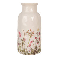 Clayre & Eef | Vaas Beige Roze ø 15x32 cm | 6CE1932L