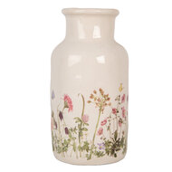 Clayre & Eef | Vaas Beige Roze ø 14x26 cm | 6CE1932M
