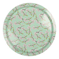 Clayre & Eef | Decoratief Dienblad Groen ø 32x2 cm | 6BL0181
