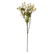 Clayre &amp; Eef | Decoratie tak met bloemen Wit Groen 23x17x60 cm | 6PL0348W