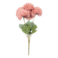 Clayre &amp; Eef | Decoratie tak met bloemen Roze Groen 22x14x43 cm | 6PL0362P