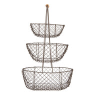 Clayre & Eef | Opbergmand Zwart 30x22x50 cm | 6Y5722