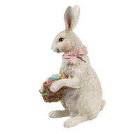 Clayre & Eef | Decoratie beeld Konijn Beige Bruin 10x7x15 cm | 6PR4398