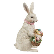 Clayre & Eef | Decoratie beeld Konijn Beige Bruin 10x7x15 cm | 6PR4398