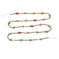 Clayre &amp; Eef | Decoratie slinger kerst Zilverkleurig &oslash; 2x180 cm | 65993