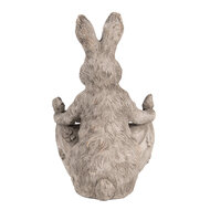 Clayre & Eef | Bloempot Binnen Grijs 20x24x31 cm | 6TE0559