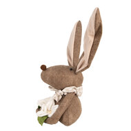 Clayre & Eef | Decoratie beeld Konijn Bruin 20x17x41 cm | TW0617