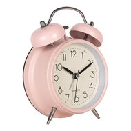 Clayre & Eef | Wekker Analoog Roze 9x13x5 cm / 1xAA | 6AC0032P