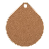 Clayre & Eef | Pannenonderzetter Beige Oranje 20x23x1 cm | 6CE2062