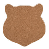 Clayre & Eef | Pannenonderzetter Bruin 20x20x1 cm | 6CE2064