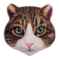 Clayre & Eef | Pannenonderzetter Bruin 20x20x1 cm | 6CE2065