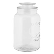 Clayre & Eef | Voorraadpot Deksel Transparant ø 12x21 cm | 6GL5052