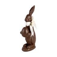 Clayre & Eef | Decoratie Beeld Konijn met ei Bruin Wit 11x5x20 cm | 6PR5205