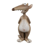 Clayre & Eef | Decoratie Beeld Muis Bruin Beige 8x5x14 cm | 6PR5281