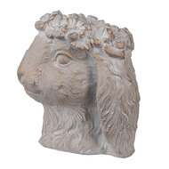 Clayre & Eef | Bloempot Binnen Beige Goudkleurig 16x18x18 cm | 6TE0556M
