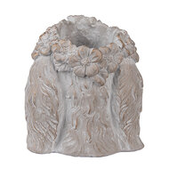Clayre & Eef | Bloempot Binnen Beige Goudkleurig 16x18x18 cm | 6TE0556M