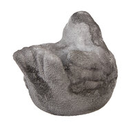 Clayre & Eef | Bloempot Binnen Vogel Grijs 18x12x13 cm | 6TE0564