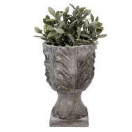 Clayre & Eef | Bloempot Binnen Grijs ø 16x24 cm | 6TE0566