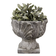 Clayre & Eef | Bloempot Binnen Grijs ø 20x17 cm | 6TE0567