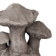 Clayre & Eef | Decoratie Paddenstoelen Grijs 16x12x15 cm | 6TE0569