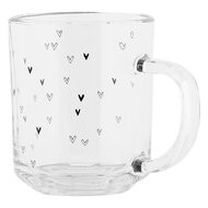 Clayre & Eef | Theeglas Transparant 11x8x9 cm / 200 ml | BHSGL0016