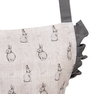 Clayre & Eef | Keukenschort Kinderen Beige Grijs 48x56 cm | BNS41K