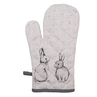 Clayre & Eef | Ovenwant Beige Grijs 18x30 cm | BNS44