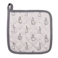 Clayre & Eef | Pannenlap Beige Grijs 20x20 cm | BNS45