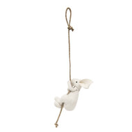 Clayre & Eef | Decoratie beeld Konijn Wit 8x9x16/50 cm | TW0620