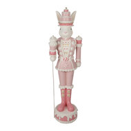 Clayre & Eef | Decoratie Konijn Wit Roze 29x25x100 cm | 5PR0146