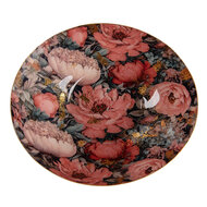 Clayre & Eef | Serveerschaal Goudkleurig Zwart 16x14x6 cm | 65898