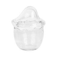 Clayre & Eef | Voorraadpot Deksel Transparant ø 9x12 cm | 6GL4923