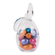 Clayre & Eef | Voorraadpot Deksel Transparant 9x8x17 cm | 6GL4924
