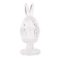 Clayre & Eef | Voorraadpot Deksel Transparant ø 9x22 cm | 6GL4927