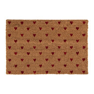 Clayre & Eef | Deurmat Binnen Bruin Rood 60x40x2 cm | LVTMC