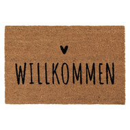 Clayre & Eef | Deurmat Binnen Bruin Zwart 60x40x2 cm | MC256