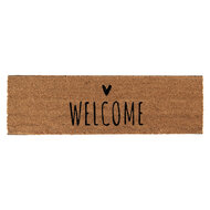 Clayre & Eef | Deurmat bruin zwart 75x22x2 cm | MC259