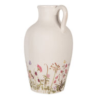 Clayre &amp; Eef | Decoratieve Schenkkan Beige Roze &oslash; 30x50 cm | 6CE1925