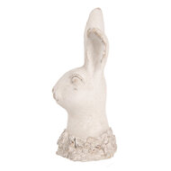 Clayre &amp; Eef | Decoratie Beeld Konijn Beige 12x10x24 cm | 6TE0557