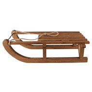 Clayre & Eef | Decoratie Slee Bruin 62x31x20 cm | 5H0717