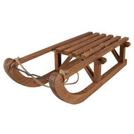 Clayre & Eef | Decoratie Slee Bruin 62x31x20 cm | 5H0717