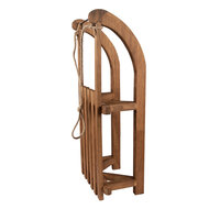 Clayre & Eef | Decoratie Slee Bruin 62x31x20 cm | 5H0717